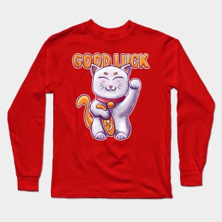 GoodLuck CAT part of Lucky Cat collection Long Sleeve T-Shirt